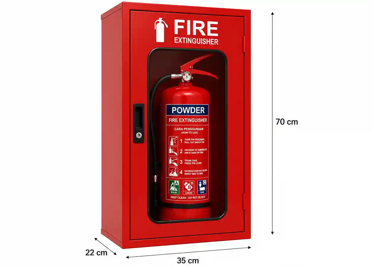 DITEX Box Fire Extinguisher Ukuran 35x70x22 Cm