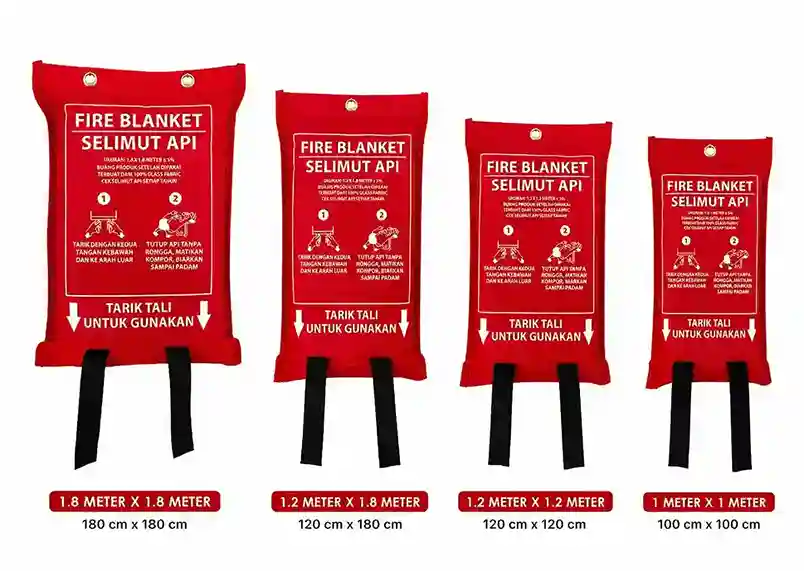 Tonata Fire Blanket Soft Case – Selimut Api Fiberglass 100% Portabel