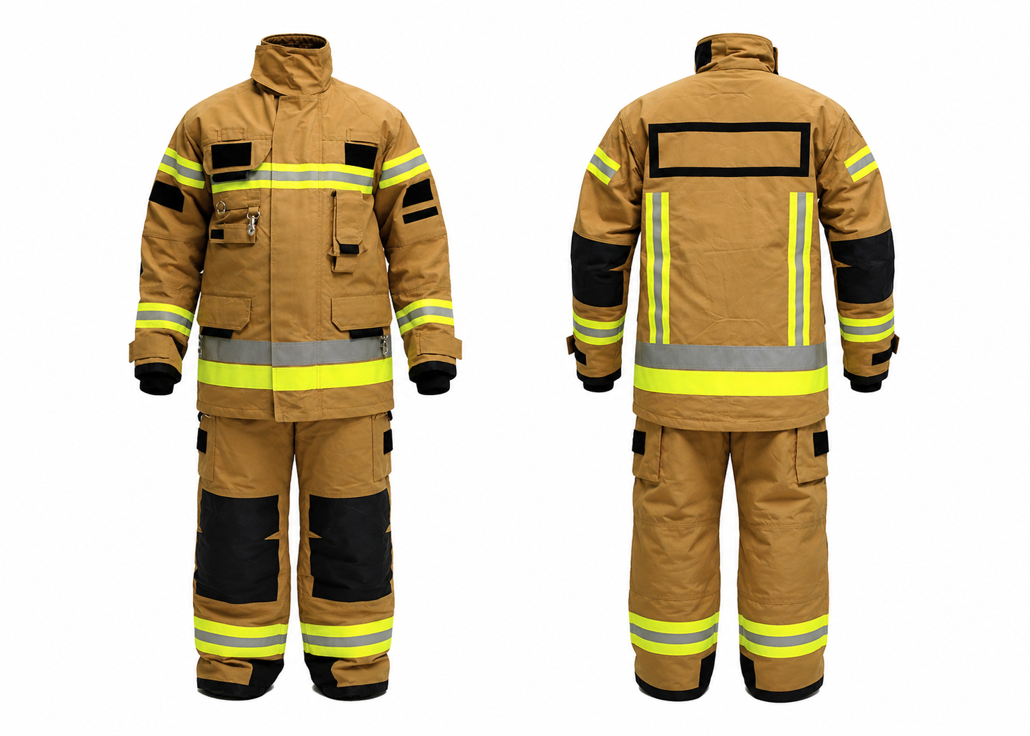 Tonata Fire Fighting Suit Aramid UL Brown - CV. Berkah Mitra Safety
