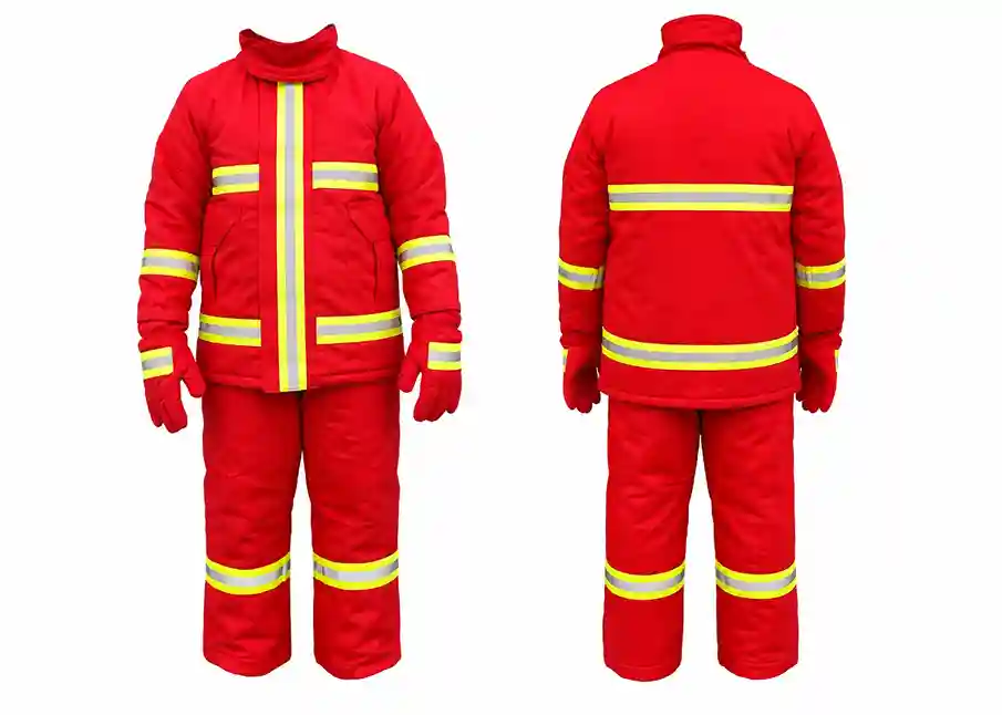 Tonata Fire Fighting Suit Merah Katun Tahan Api 270gsm - CV. Berkah Mitra Safety