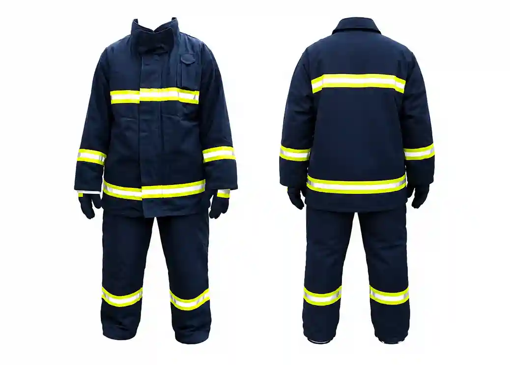Tonata Fire Fighting Suit Navy Katun Tahan Api 280gsm - CV. Berkah Mitra Safety