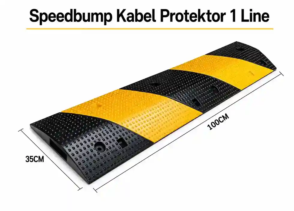 Tonata Rubber Cable Protector 1 Line – Pelindung Kabel Karet 1 Jalur Heavy Duty - CV. Berkah Mitra Safety