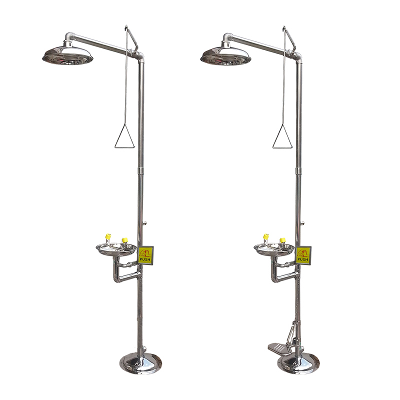 Tonata Emergency Eyewash Shower Station - Stand Eye Wash - Dengan Pedal - CV. Berkah Mitra Safety