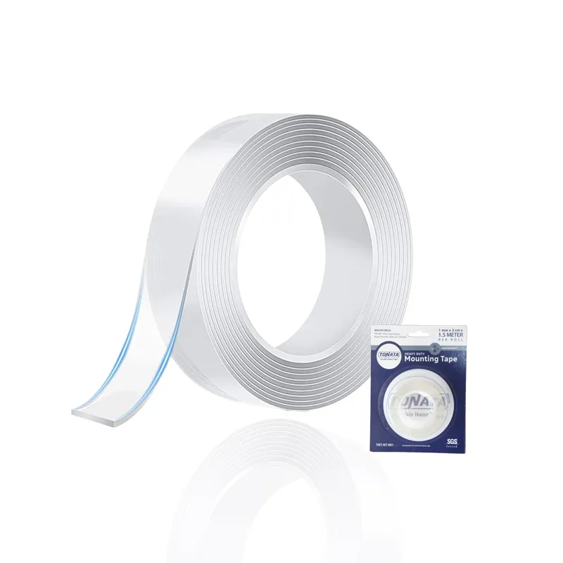 Tonata Nano Tape - Double Tape Bening Tahan Air - M 3 Cm X 1.5 Meter