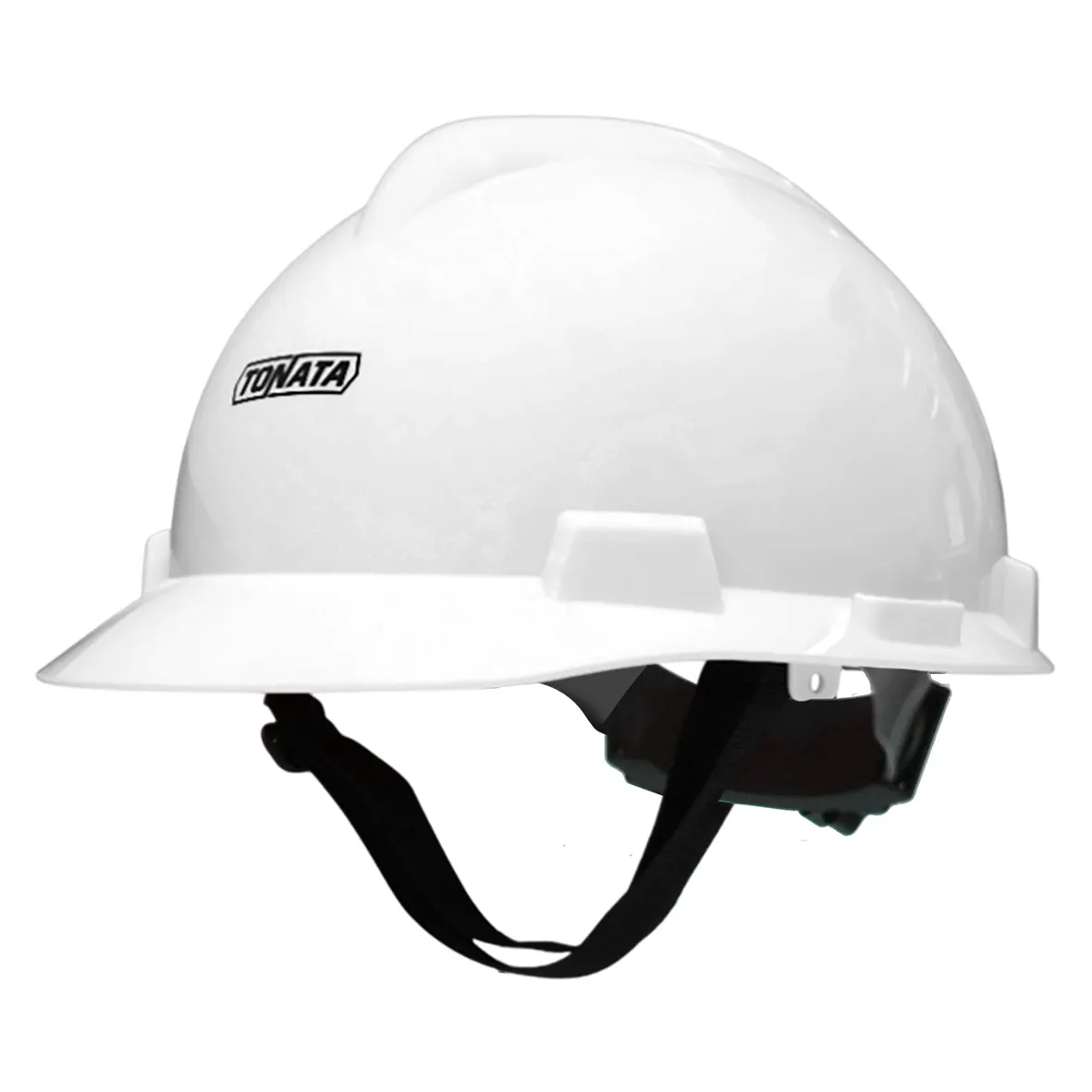 Tonata Safety Helmet Heavy Duty - Helm Proyek Include Inner Fast Track Klop Putar - Helm Kerja Putih