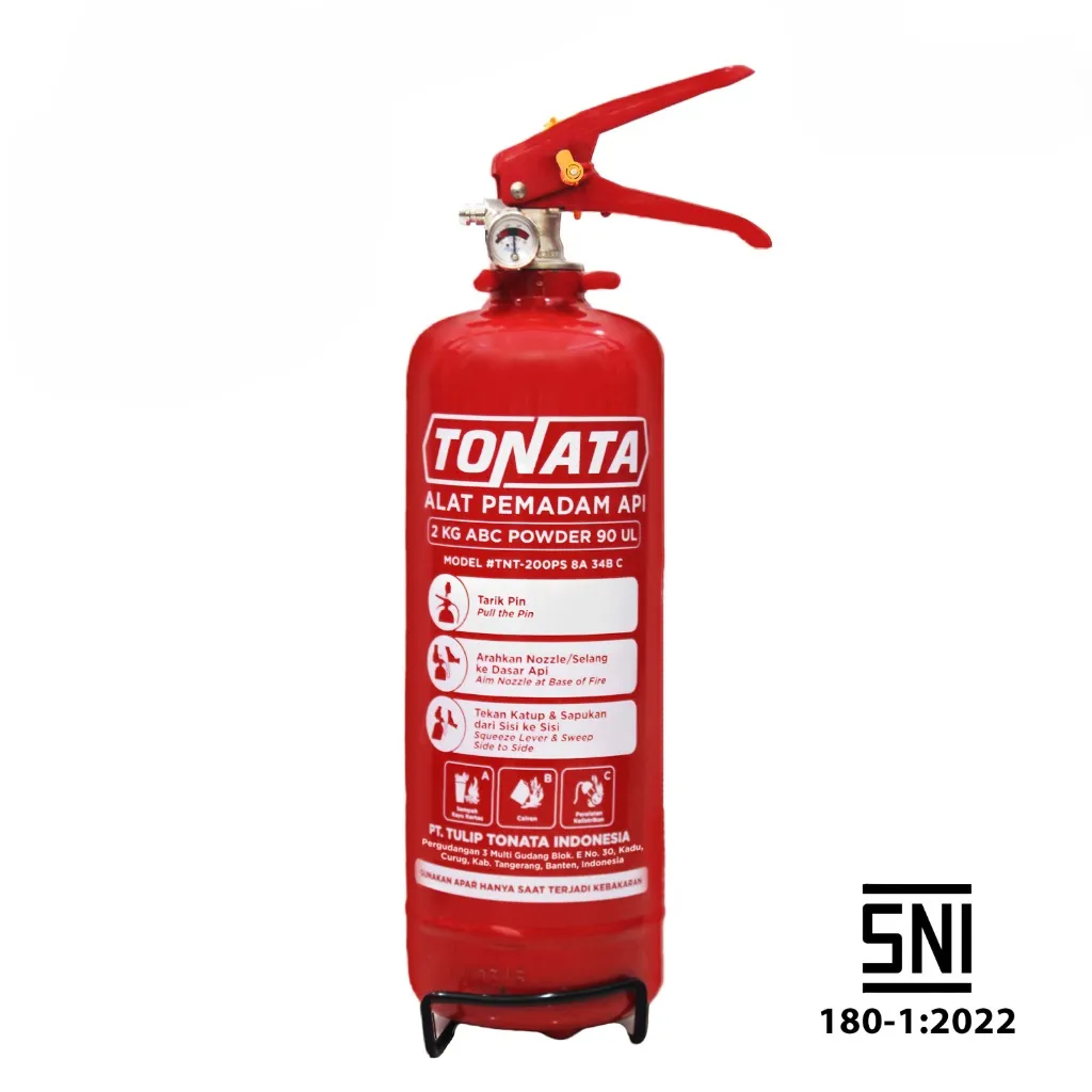 Tonata APAR Powder DCP (dry Chemical Powder) 1kg, 2kg, 3kg, 4kg, 6kg, 9kg - CV. Berkah Mitra Safety